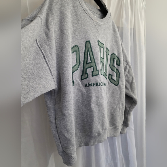 American Eagle Outfitters Gray Lived-In Sweater - Picture 2 of 7